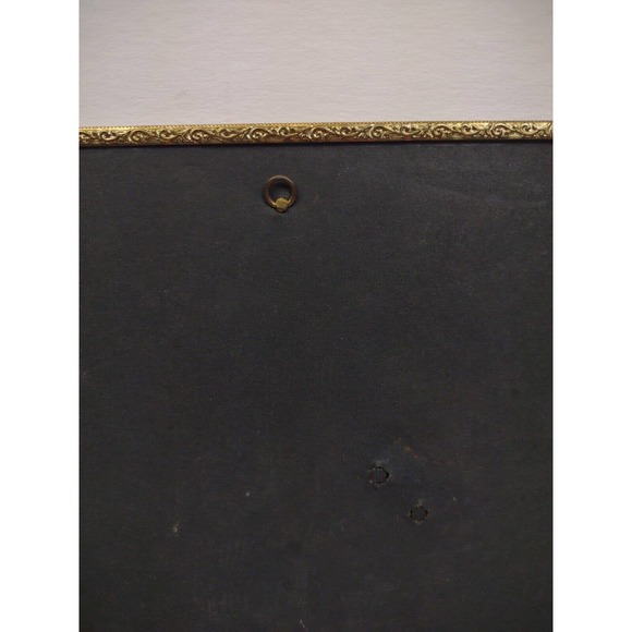 Vintage Brass Metal Photo Picture Frame Ornate 8 x 10" Guilded - Picture 5 of 6